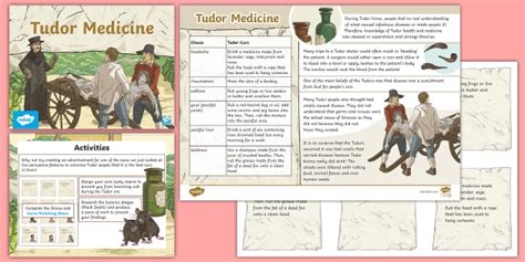 tudor medicine ks2 lesson|tudor medicine ks2 books.